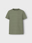 NKMVEBBE SS TOP - OIL GREEN