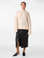 YASNELLIS LS KNIT PULLOVER BIRCH