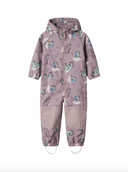 NMFALFA08 SOFTSHELL SUIT UNICORN PURPLE DOVE