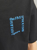 JORBROOKLYN GRAPHIC BACK TEE BLACK