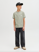 JORGREENE BRANDING TEE JNR - SEAGRASS