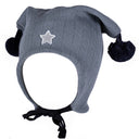 KIVAT VINTERLUE MED RIBB - BLÅ