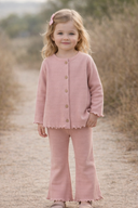 NMFDIMIA SLIM BOOTCUT LEGGINGS LIL - MISTY ROSE