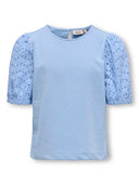 KOGNINNA LIFE 2/4 BROD. ANG.SLEEVE UB SWT KIDS OPEN AIR/DMT BRODER