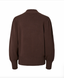 YASFONNY LS KNIT PULLOVER - CHOCOLATE BROWN