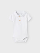 NBMHOFMAN SS POLO BODY BRIGHT WHITE