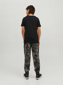 JJEORGANIC BASIC TEE SS O-NECK BLACK