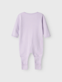 NBFNIGHTSUIT 2P ZIP PETIT FLOWER PASTEL LILAC