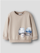 NMMNARINA LS NREG SWEAT BRU BOX - ISLAND FOSSIL