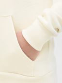 JJARI BRANDING SWEAT HOOD JNR - ANTIQUE WHITE