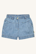 HCHELENA-SHORTS WASHED DENIM