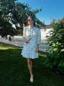 VIELLA MIA HW SHORT SKIRT/LN KENTUCKY BLUE/MIA