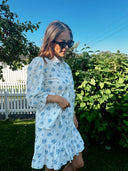 VIELLA MIA HW SHORT SKIRT/LN KENTUCKY BLUE/MIA