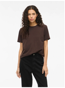 VINORA  S/S T-SHIRT - COFFEE BEAN