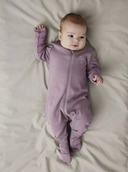 NBFNIGHTSUIT 2P ZIP FF PINK BOW