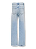 KOGMOLLY WIDE FOLD UP DNM TAI LIGHT BLUE DENIM