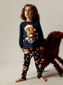 NMMSLAVA PAW LS NIGHTSET - NAVY BLAZER