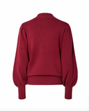 YASFONNY LS KNIT PULLOVER - TIBETAN RED