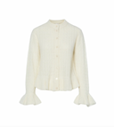 YASNUMA LS KNIT CARDIGAN BIRCH