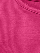 KMGTRINNY LIFE SLD LS ONECK TOP - MAGENTA