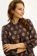 GRY BLOUSE - BROWN