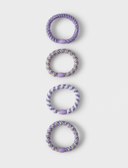 NKFACC-RISE 4P HAIRELASTIC - SAND VERBENA/GLITTER