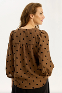 ALMA BLOUSE - BROWN