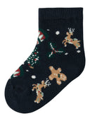 NKNVISMAS SOCK - NAVY BLAZER