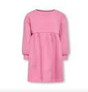 KMGSWEAT L/S O-NECK  DRESS SWT - CASHMERE ROSE