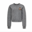 KOGTEDDY L/S PULLOVER KNT - MEDIUM GREY MELANGE