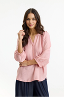 CLAIRE BLOUSE - SOFT ROSE