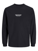 JORVESTERBRO TEE LS CREW NECK - BLACK