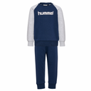 HMLMINI REG BASE SWEAT SET - DRESS BLUES