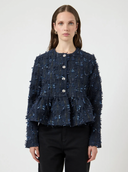 YASDIRA LS SHORT JACKET - NAVY BLAZER