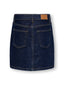 KOGJUICY HW WESTERN SHORT SKIRT DNM DARK BLUE DENIM