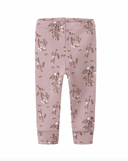 NBFWILLOW WOOL LEGGING - SHADOW GRAY/LONG FLOWER