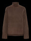YASWARA LS HIGH NECK KNIT PULLOVER COFFEE QUARTZ