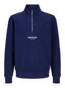JORVESTERBRO SWEAT QUARTER ZIP JNR  OCEAN CAVERN