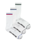 JACJASON TENNIS SOCKS 3 PACK JNR WHITE