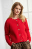 LOUISA KNIT CARDIGAN RED