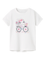 NMFVIX SS TOP - BRIGHT WHITE/BIKE