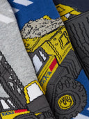 NMMJABEZ TONKA 3P SOCK - NAVY BLAZER/LIMOGES/GREY MELANGE