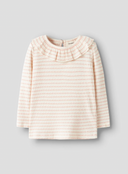 NMFOSOPHIA LS SLIM TOP LIL - CAMEO ROSE