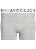 SENSE TRUNKS 3-PACK JNR LIGHT GREY