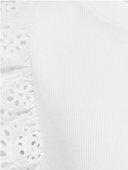 KOGDREA LIFE S/S TOP JRS - CLOUD DANCER