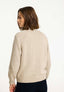 IN FRONT - CAMOMILE KNIT BLOUSE - SAND
