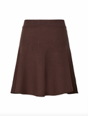YASFONNY HW KNIT SKIRT - CHOCOLATE BROWN