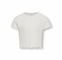 KOGNELLA S/S O-NECK TOP NOOS JRS - CLOUD DANCER