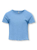 KOGNELLA S/S O-NECK TOP JRS OPEN AIR