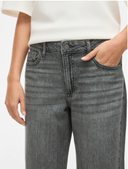 VIPALMA RW WIDE JEANS  - GREY DENIM/WASHED